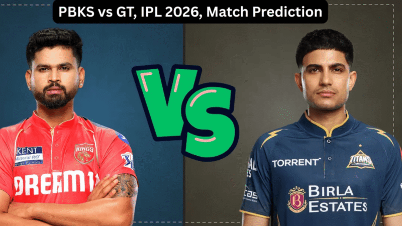 PBKS vs GT today match prediction IPL 2026